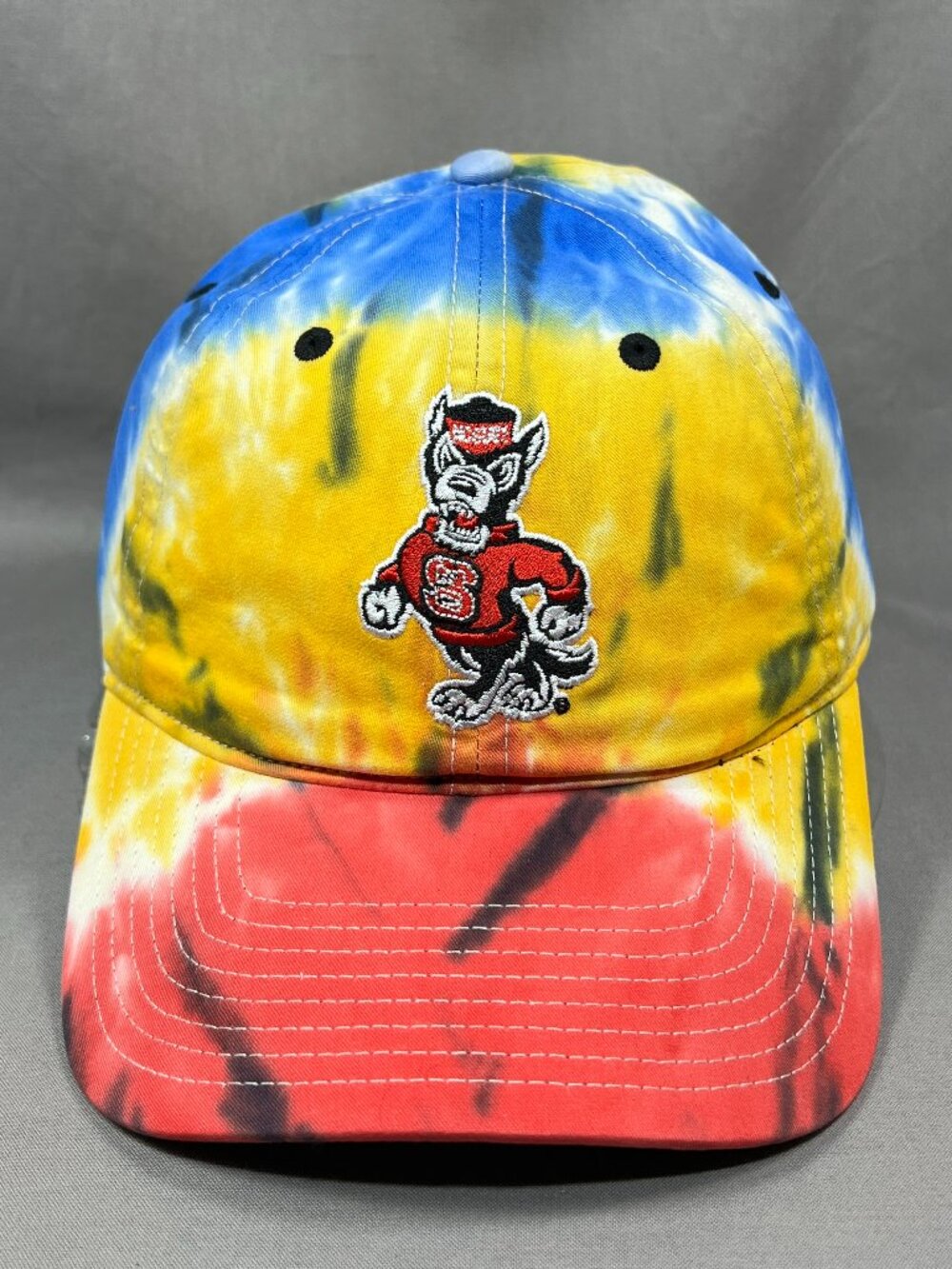 North Carolina State Wolfpack The Game Tie Dye Hat Strapback Adjustable Dad Cap